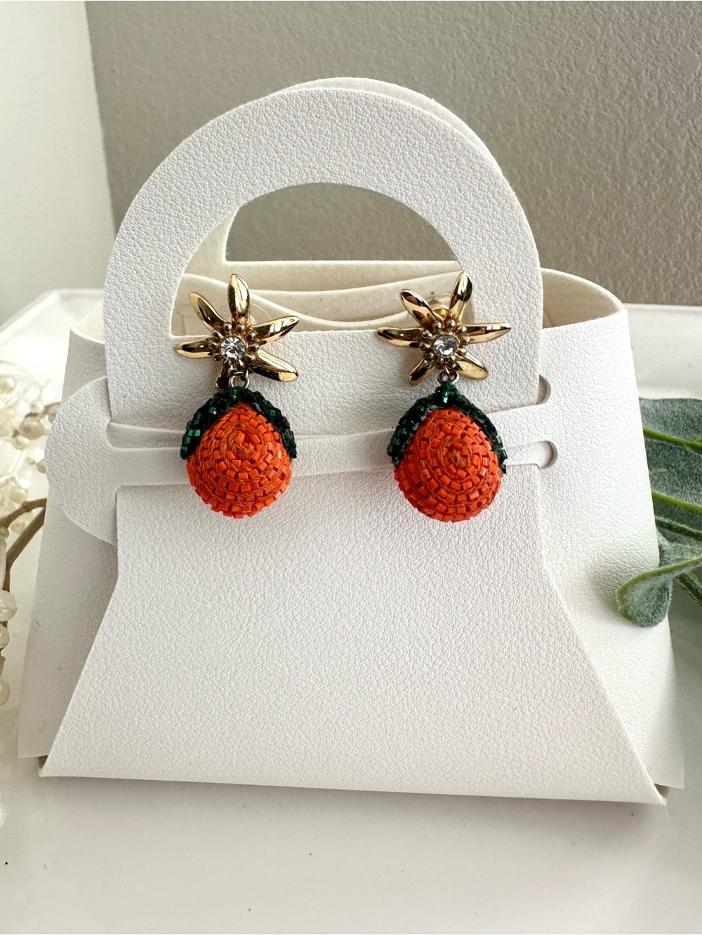 Mignonne Gavigan Positano Orange Earrings